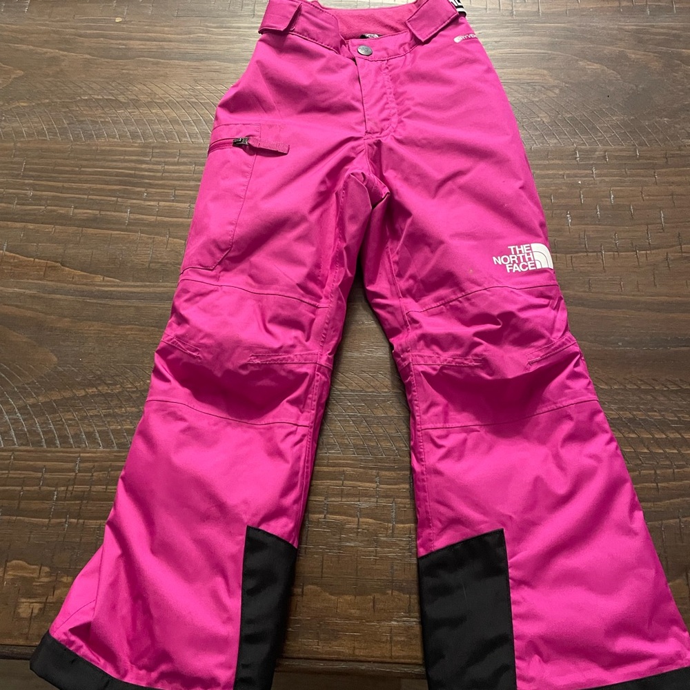 The North Face Kids Fuchsia Snow Pants
